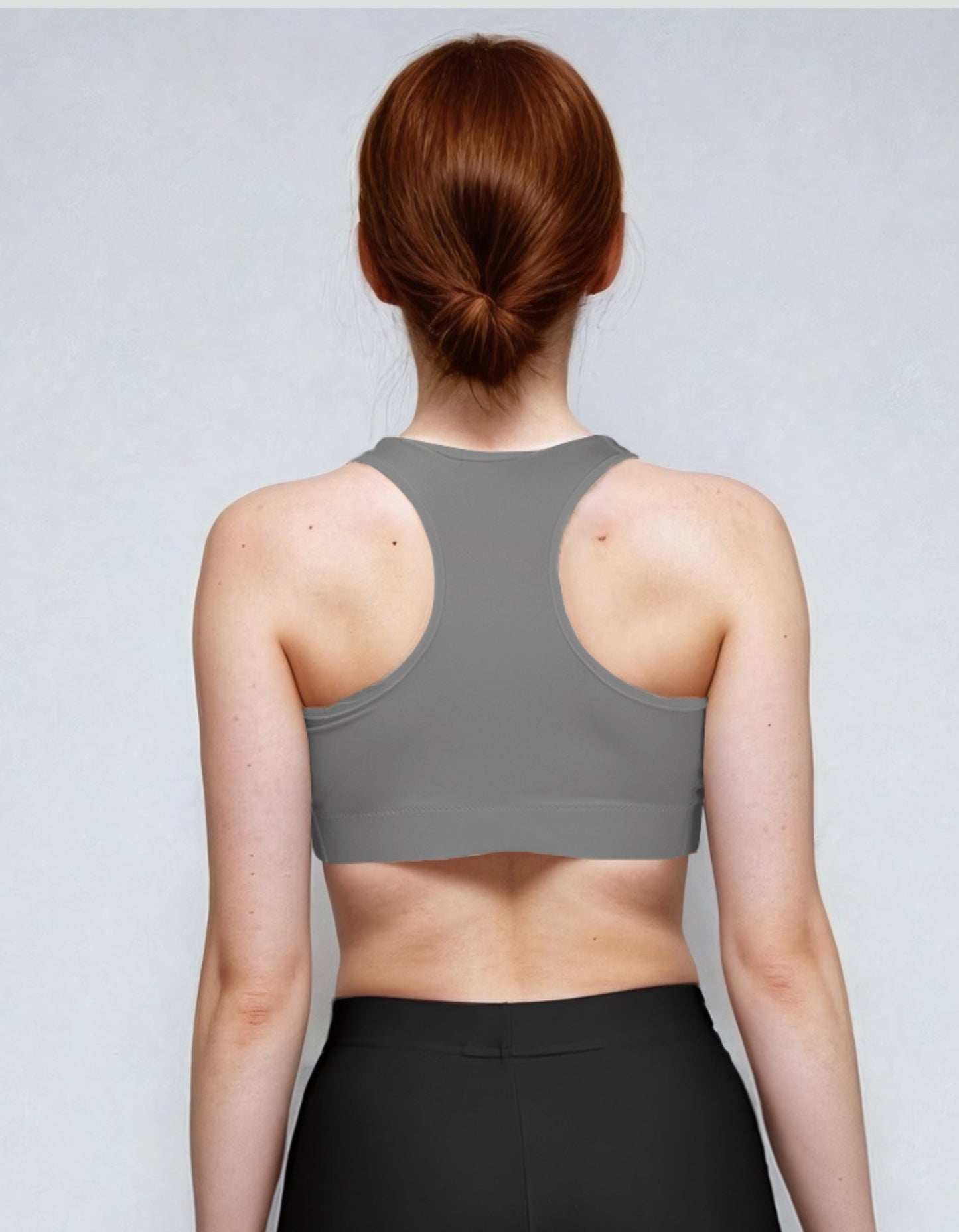 Ascend Grey Sports Bra